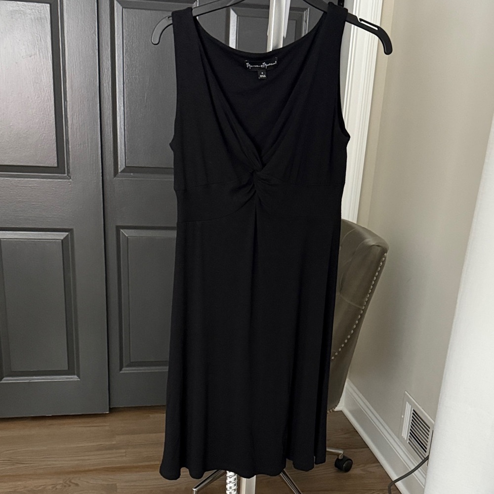 Mercer & Madison Black Midi Dress